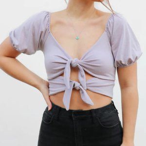 Stella Dallas Lola Tie Blouse, XS NWT